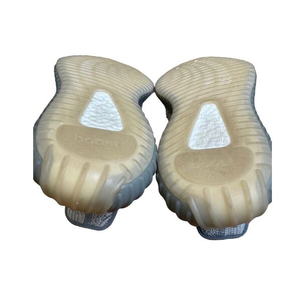 adidas Yeezy Boost 350 V2 Low Israfil Sneakers Grey Yellow Mesh Street 8.5 - Picture 11 of 14